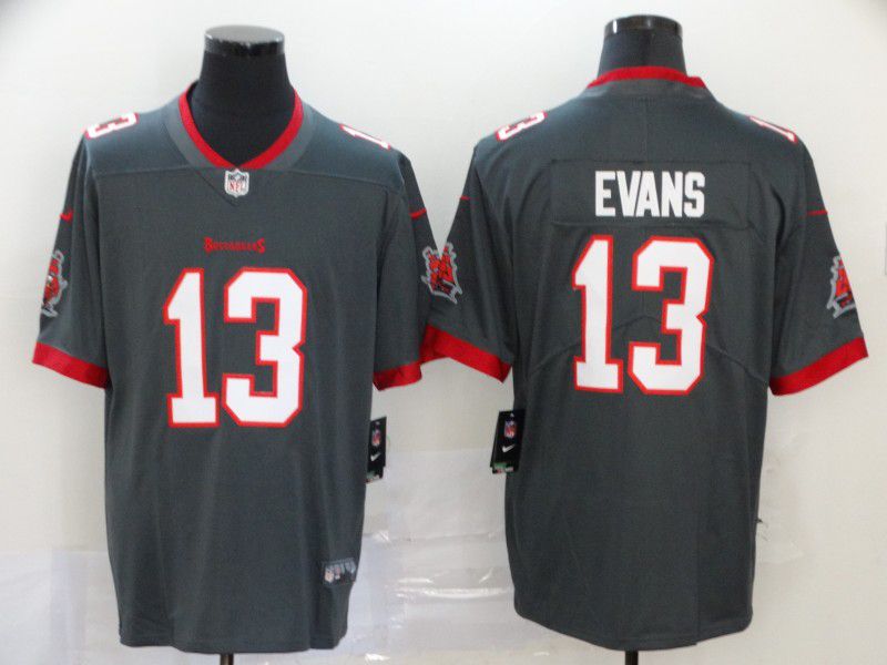 Men Tampa Bay Buccaneers 13 Evans Grey New Nike Limited Vapor Untouchable NFL Jerseys